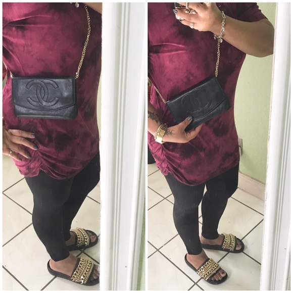 👑✅PRICE FIRM✅NO OFFERS SUPER SALE!! AUTHENTIC Chanel Caviar Clutch - Picture 5 of 14